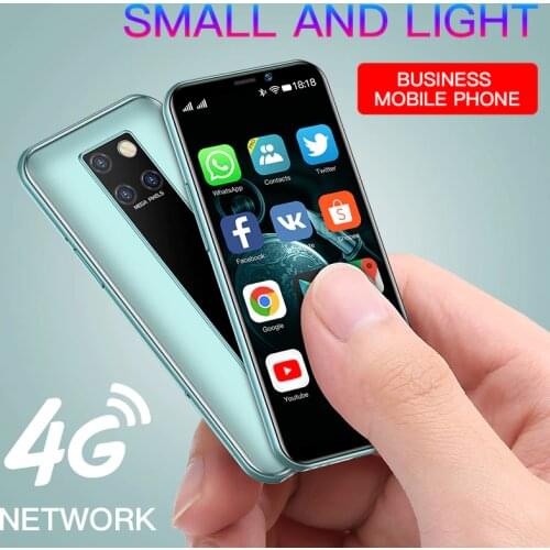 Soyes S10H Super Mini Smartphone With RAM 3GB ROM 64GB Android 9.0 Support Google Play Store Ultra-Thin Student Card Cell Phones