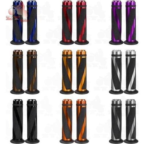 7/8 "22mm Universal Motorcycle Handle Handlebar Hand Bar Grip For Kawasaki Honda Yamaha Suzuki Benelli Ducati