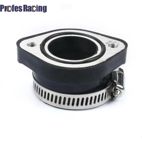 Motorcycle Carburetor Rubber Adapter Inlet Intake Pipe For MIKUNI VM24 OKO KOSO KEIHIN PE28&30mm Pit Dirt Bike ATV