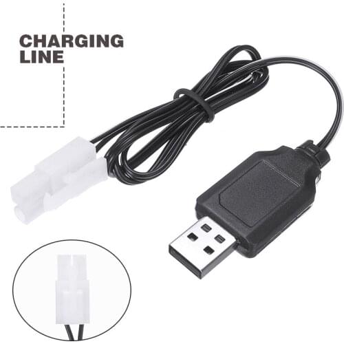 1pc 7.2V 250mA RC Model NiMH NiCD Battery USB Charger Connector Plug 40cm For RC Car Helicopter Quadcopter Toy Tool Parts