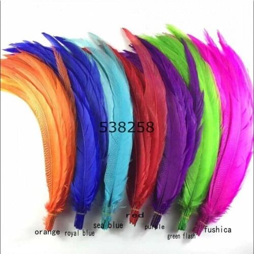 45-50cm silver pheasant feathers for craft dancer decoration plumages
