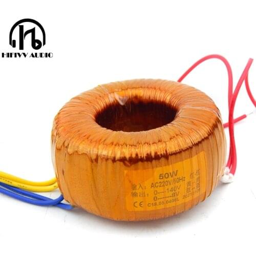 50VA HIFI Audio Amplifier circular transformer power amplifier dedicated transformer 50W 140~0V 8~0V