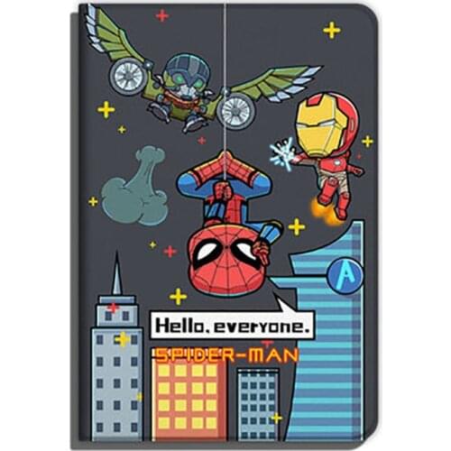 Disney spiderman Cover for IPad 9.7 2017 2018 Mini Case for IPad 10.2 Pro 9.7 Tablet Soft Silicon Stand Funda Case for Air 1 2