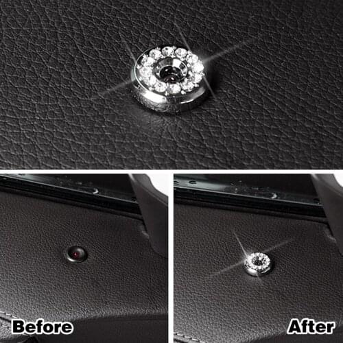 For Mercedes Benz GLB Class GLB220 GLB250 2020 2021 Door Bolt Lock Pin Switch Crystal Trim Diamond Cover