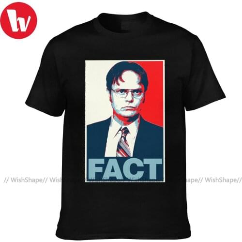 Dwight Schrute T Shirt Fashion Cotton Basic T-Shirt Short Sleeves Graphic Tshirt 4xl Men