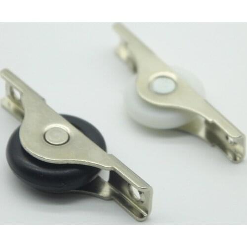 1PC 7.5x4cm Screen Window And Door Singlle Nylon Pulley Sliding Door Wheel Door And Window Hardware Accessories Door Rollers