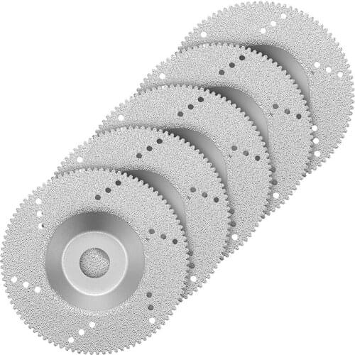 New 5 Pieces Porcelain Cutting Discs Angle Grinder Diamond Cutting Wheel 100 Mm/4 Inches Cutting Discs For Marble Tile Glass