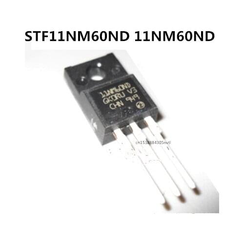 Original 10pcs/ STF11NM60ND 11NM60ND TO-220F 650V 10A