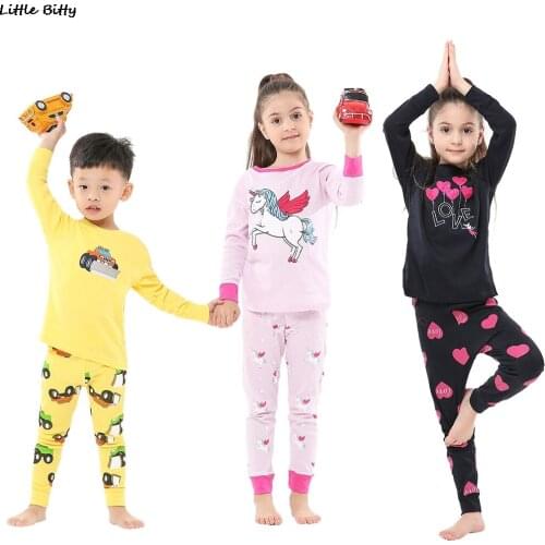 Baby Girl Pajamas Boy Pajamas Unicorn Panda Dinosaur Animal Pijamas Unicorn Pajamas For Girls Boy Cartoon Pjs Kids Pajamas