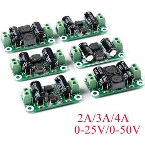 0-50V 4A DC power supply filter board Class D power amplifier Interference suppression board car EMI Industrial control panel