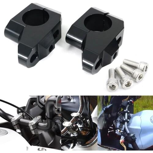 Fit For SUZUKI GSX-S750 2017-2020 V-Strom 1000 DL1000 XT V-STROM 1050 28mm 1 1/8" Offset Handlebar Risers Back Moved Up Fat Bar