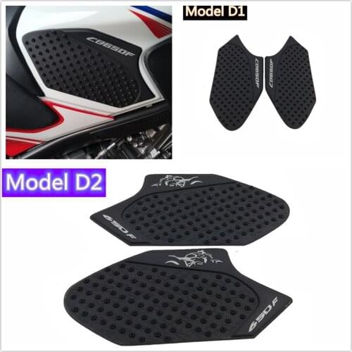 Motorcycle CB650F Fuel Tank Stickers Pad Anti Slip Traction For HONDA CBR-650F 2014-2017 CB650 F Cover Protector Side 3M Decals