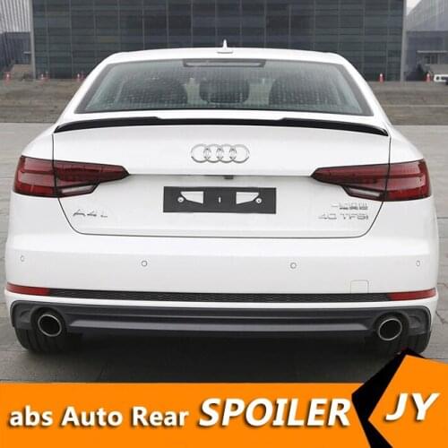 For Au di A4 Spoiler 2017-2019 Au di A4 ACD4 spoiler High Quality ABS Material Car Rear Wing Primer Color Rear Spoiler