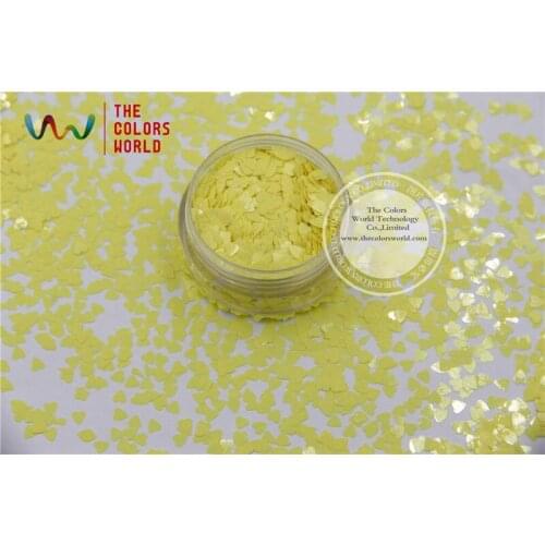 TCH301 3.0 MM Size Solvent Resistant Mate Colors Heart shape glitter for nail polish,nail art or other DIY decoration