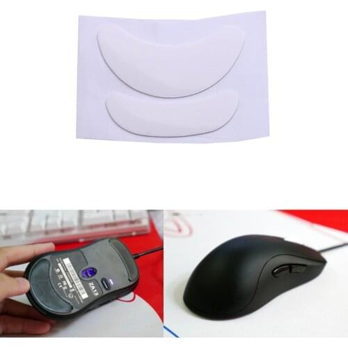 1Pack Mouse Feet Pedal for ZOWIE ZA13 Mouse Replacement Mouse Feet Pads Glides Curve Edge Mouse Skates Sticker White