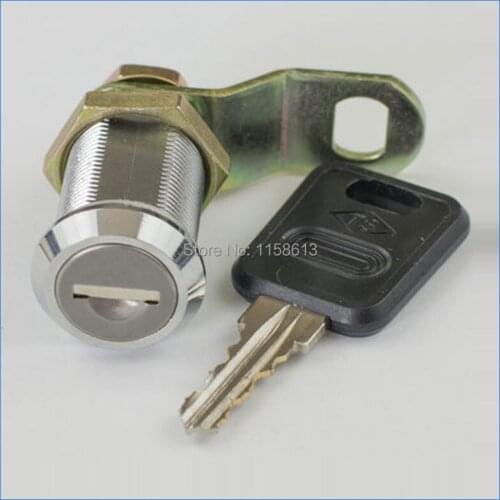 10 pieces 30mm waterproof dustproof keyed differently flat key vending machine cam lock