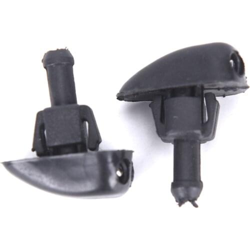 2pcs Universal Plastic Car Glass Window Windscreen Wiper Water Spray Nozzle Jet