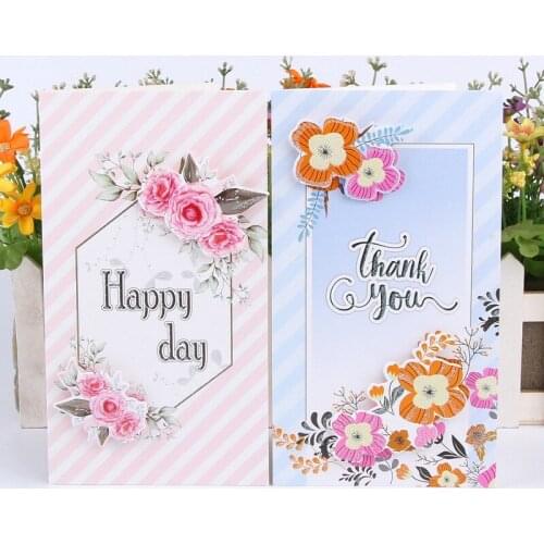 8pcs/set Greeting Card with Envelopes Gold Glitter 3d Pop Up Best Wishes Blank Thank You Gift Cards