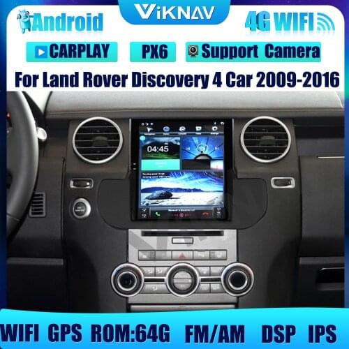 Android Car auto radio DVD multimedia stereo player For Land Rover Discovery 4 Car 2009-2016 GPS Navigation 10.5inch