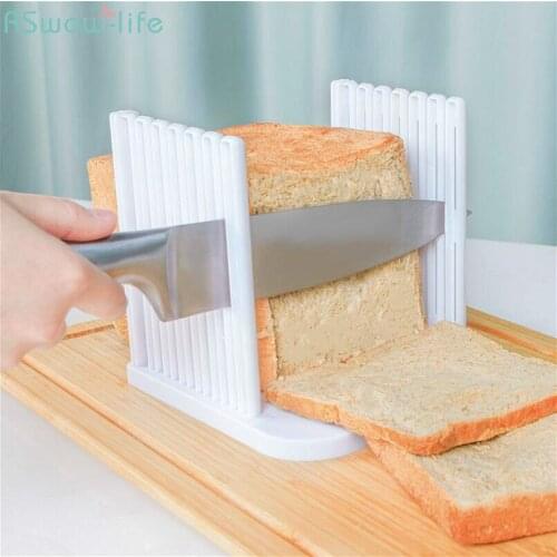 Household Supplies Kitchen Toast Cutter Baking Tool Slicer Gadget ABS Baking Bread Supplies Breakfast Cut Holder Practical Tools
