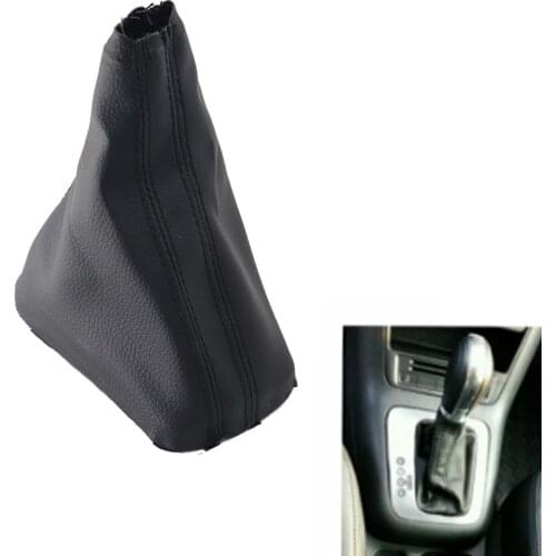 DSG Leather Automatic Car Shift Gear Knob Lever Gaitor Boot For VW Sharan Tiguan Seat Alhambra