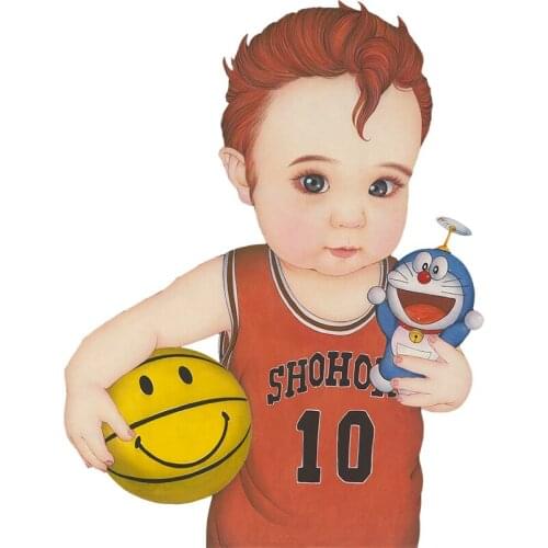 Three Ratels QC409 Interesting childhood wall sticker art Anime Poster Self Adhesive Removable