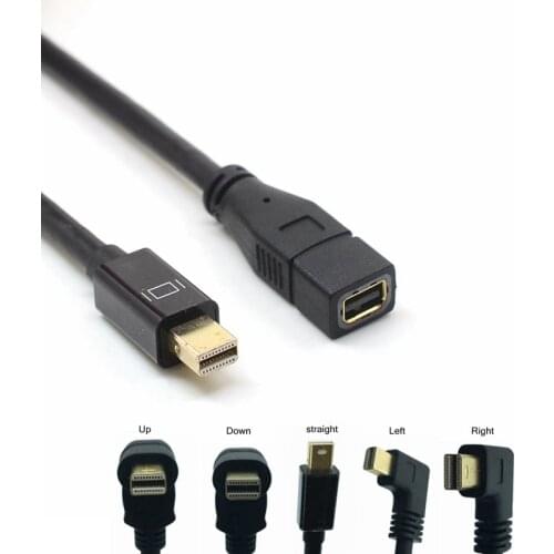 Thunderbolt 2 to Thunderbolt 2 cable mini displayport Male to Female adapter converter for apple iMac MacBook Pro Air hdtv