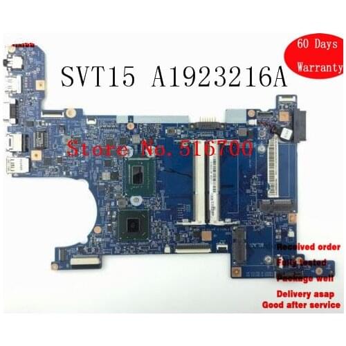 Computer System Board MBX-280 For SONY VAIO SVT15 motherboard I7-3537U A1923216A 48.4YH01.011 Grade A