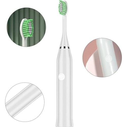 Multi Stage Acoustic Vibration Adult Waterproof Electric Toothbrush Rechargeable Practical Toothbrush