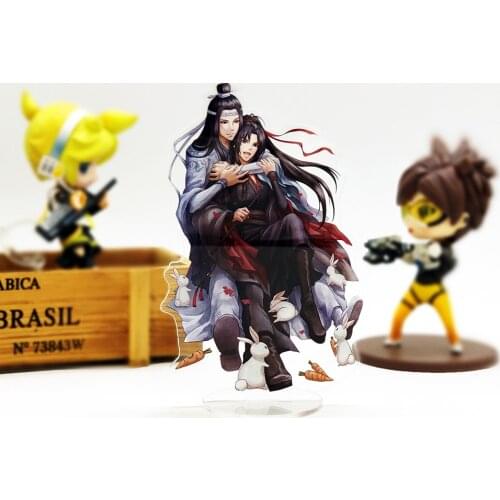 Love Thank you Mo Dao Zu Shi Wei WuXian Lan WangJi couple HF acrylic stand figure model plate holder cake topper anime Japanese