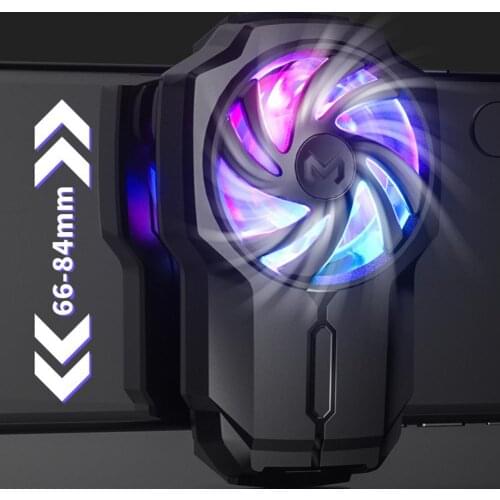 New FL05 Mobile Phone Radiator Mobile Phone Game Air-Cooled Quick Cooler 700mAh Battery Universal Cooling Fan Black