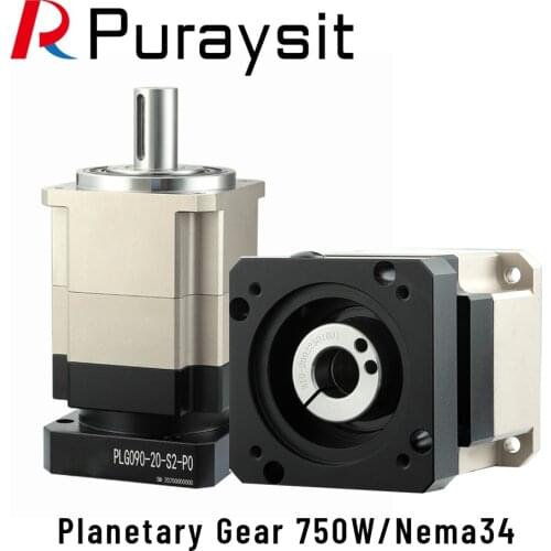 PLG090 Suitable for 80mm 90mm Frame 750W Servo Motor and Nema34 86 Stepper Motor High Precision Helical Planetary Reducer