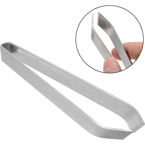 Stainless Steel Fish Bone Tweezers Remover Pliers Peeling Pincer Kitchen Seafood Tool