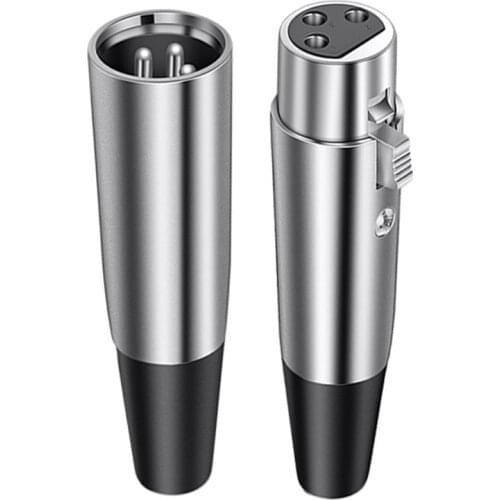 Male Female 3Pin XLR Head Microphone Audio Cable Connectors Cannon Cable Terminals XLR Audio Plug