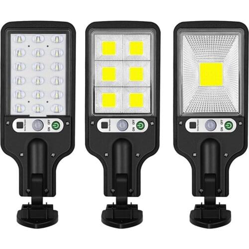 Solar Street Light LED Outdoor Solar Lamp 3 Mode Waterproof PIR Motion Sensor Security Lighting for Garden Patio Path Yard Decor