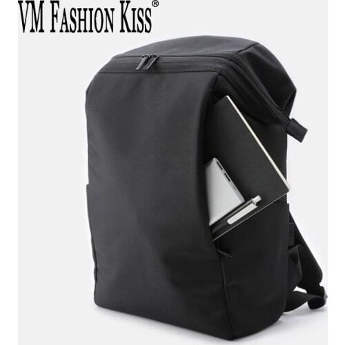VM FASHION KISS Laptop Black Backpack 15.6 Inch Laptop Bag With Anti-theft Waterproof Zipper 20L Travel Backpack Mochila Bookbag
