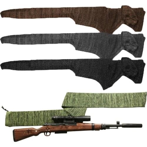 Airsoft Gun Sock Rifle Knit Holster Polyester Gun Protector Cover Bag Moistureproof Storage Sleeve Gun Case Hunting Accessories