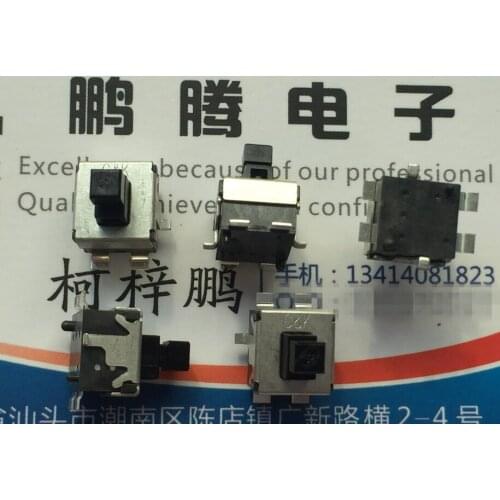 1PCS French C&k PVB4 EE 300 NS LFS 9*9 push self-locking switch stroke with lock micro-movement 4 feet