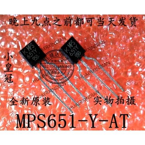 1Pieces New Original MPS651-Y-AT 651Y KEC TO-92 In Stock Real Picture