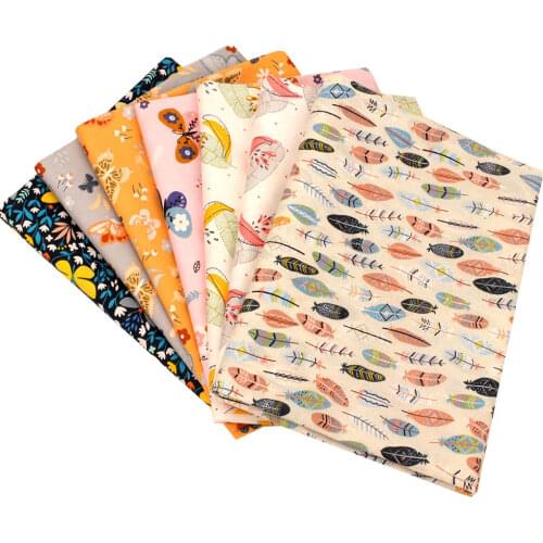 100% Cotton Printed Fabric By The Yard Cartoon Butter Cloth For Sewing Supplies Material Clothes Dress Making DIY Craft 45*145cm