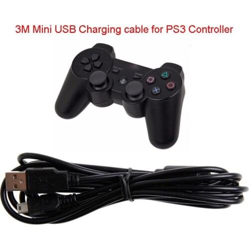 3M 10ft Multi Controller USB Charger Charging Cable Cord For Playstation 3 for PS3