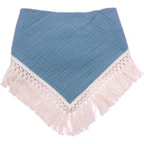 Cotton Gauze Baby Bibs Adjustable Triangle Newborns Saliva Towel Toddler Baby Boys Bib Burp Cloth Scarf