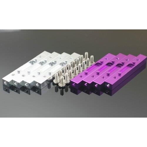 ALUMINUM FRONT & REAR BULKHEAD MOUNT S HPI 1/8 SAVAGE 21 25 SS 3.5 4.6 FLUX X XL