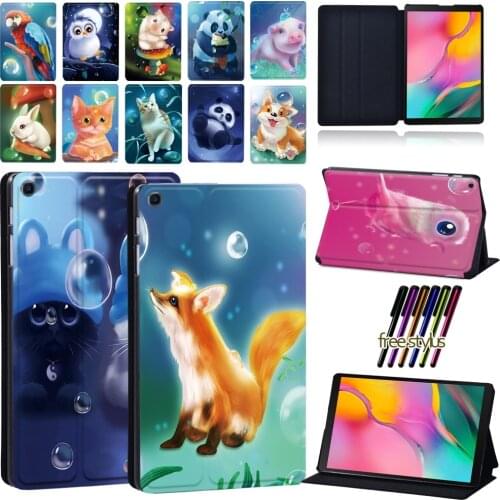 Tablet Case for Samsung Galaxy Tab A A6 7"/10.1"/Tab A 9.7/10.1/10.5/Tab E/S5E/Tab A7 Scratch-Resistant Protective Case+ Stylus