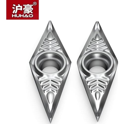 HUHAO 1 pc CNC Blade For Aluminum Cutter Head Turning Tool Carbide Boring Tool Accessories Lathe Blade VCGT160404/VBGT11030404