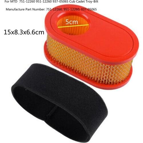 Perfect Air Filter Replacement For MTD 751-12260 951-12260 937-05065 Cub Cadet Troy-Bilt For CUB CADET Models Lawnmowers Parts