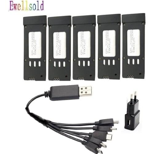 3.7V 500mAh Li-po Battery For E58 M68 JY019 S168 GD88 L800 JD-19 RC Drone Spare Parts Replacement Rechargeable Battery