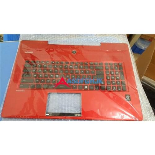 MEIARROW 96% New palmrest for MSI GS70 MS-1772C MS-1772 MS-17721 US keyboard upper cover case Red palmrest