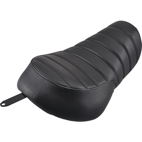 Motorcycle Black Leather Two Up Driver Front Rear Passenger Seat Solo Seat For Harley Sportster Iron 883 XL883N 2016-2019