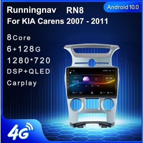 4G LTE Android 10.1 For KIA carens 2007 2008 2009 2010 2011 Multimedia Stereo Car DVD Player Navigation GPS Radio